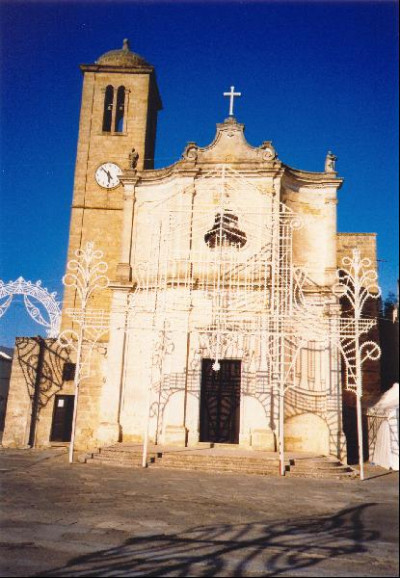 Caprarica del Capo - Chiesa di Sant'Andrea - Prospetto frontale